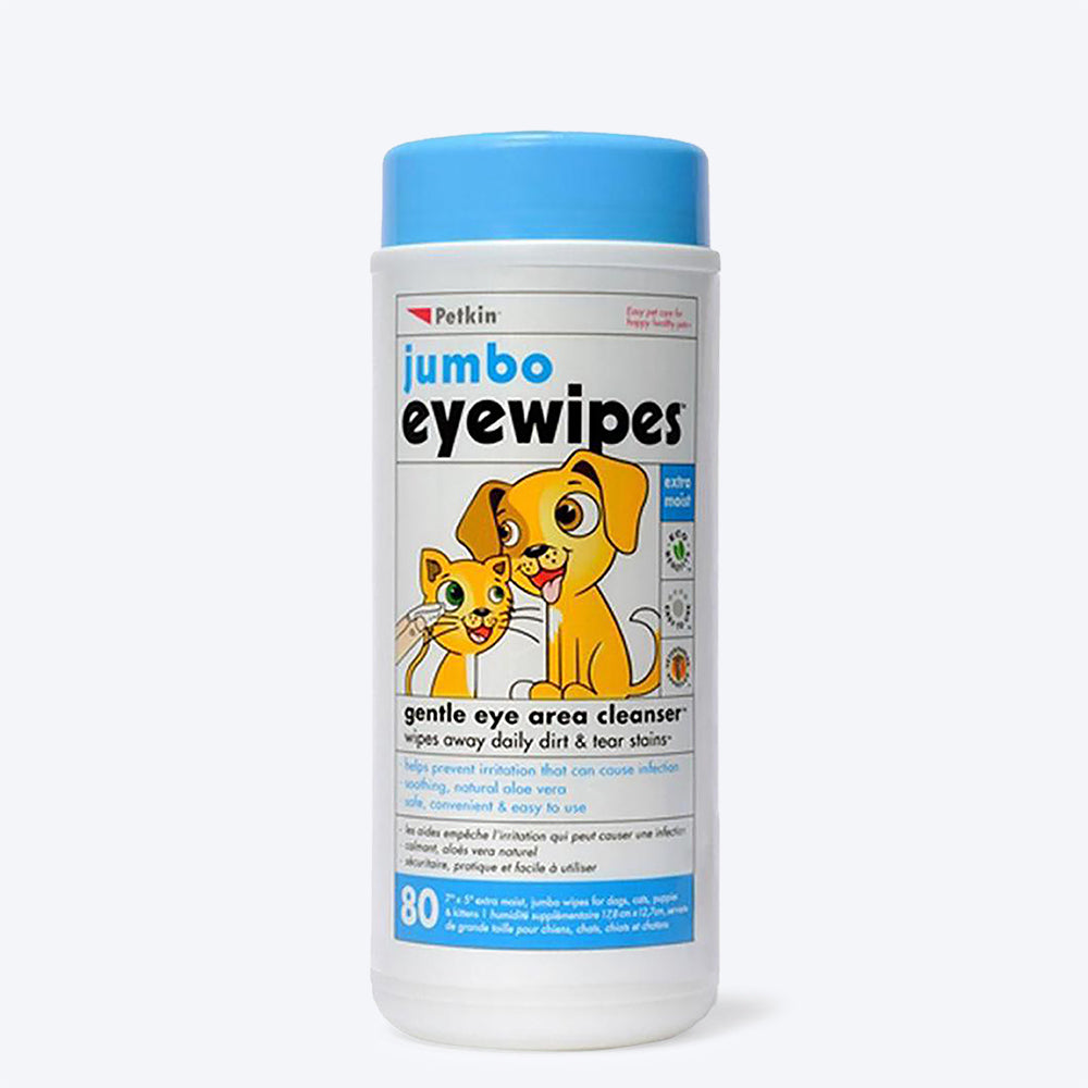 Petkin Jumbo Eyewipes for Dogs
