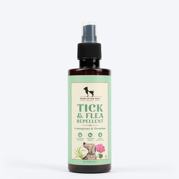 Organic Anti-Tick and Flea Spray for Dogs