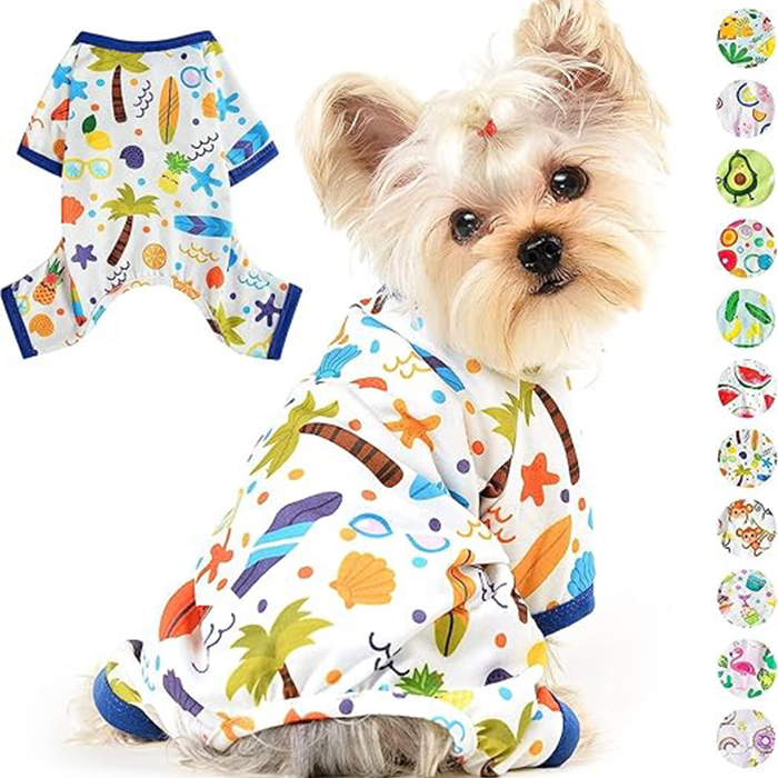 Soft Stretchy Clothes Doggie Onesies Pet Jammies for Dog