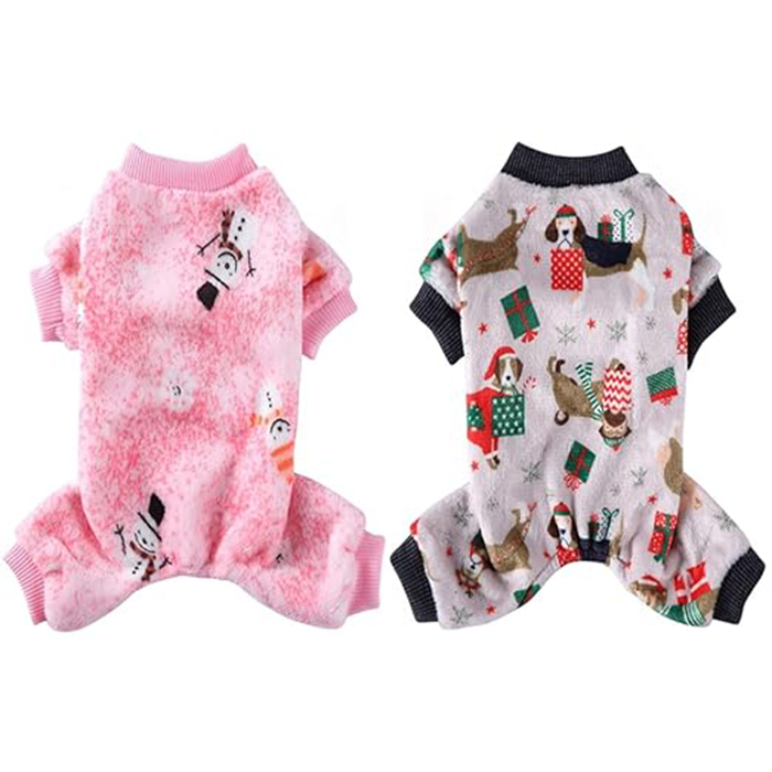 Dog Bodysuits Jammies 4 Leg Dog Clothes for Pug
