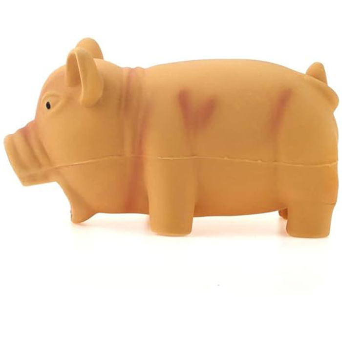 Kiki & Pooch Squeaky Pig Shape Toy Pet Dog