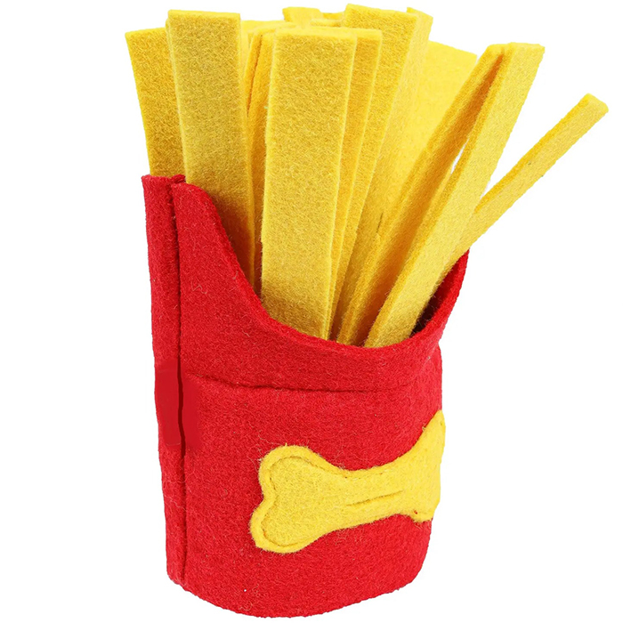 The French Fry Snuffle Dog Toy