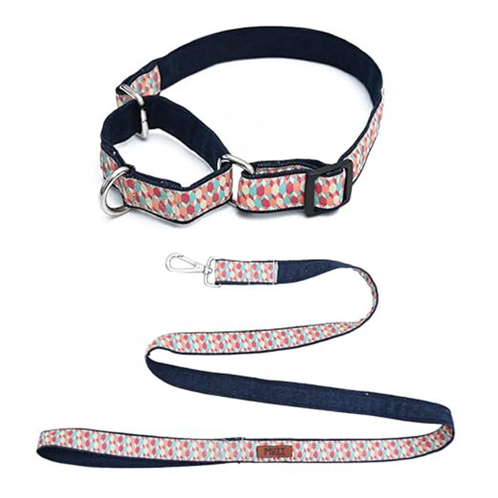 Mutt of Course Candy Barrr Martingale Collar