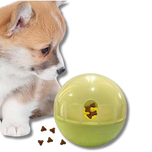 CRYSENDO Dog Treat Toy Ball for All Breeds