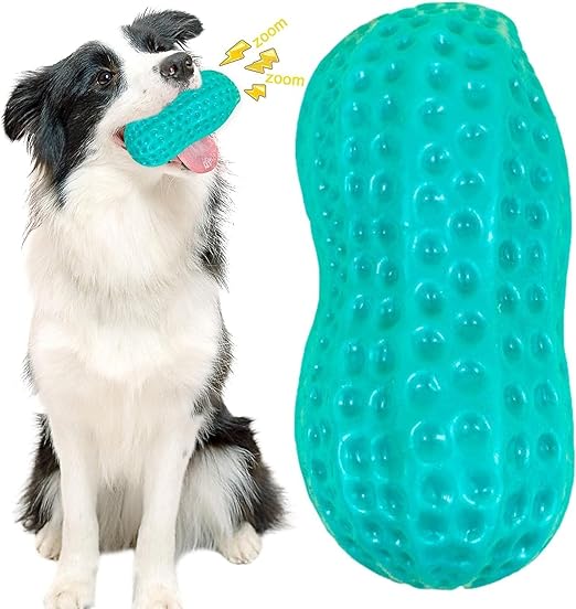 Peanut Shape for Puppies Soft Squeaky Dog Toys
