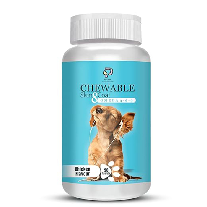 Dog Skin Care, Dog Supplements, Skin Coat for Dog Puppy Kitten- 90 Tablets